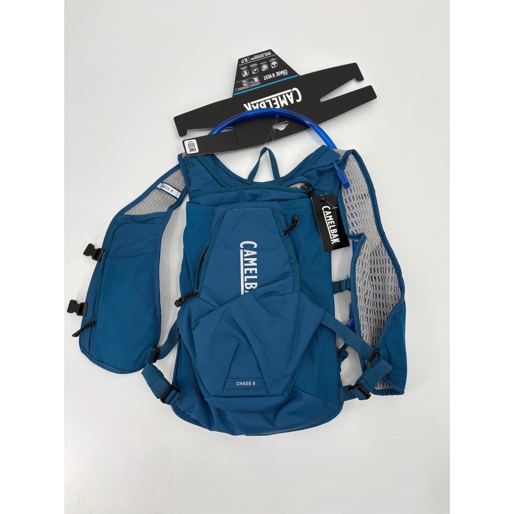 CamelBak Chase 8 Bike Vest Hydration Pack 70oz Blue NWT